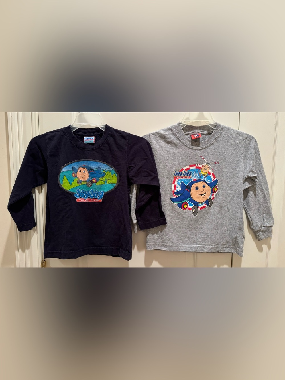 Boy’s Set of 2 Jay Jay The Jet Plane Long Sleeve Shirts - Size 5T